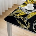 thumbnail image 5 of nygtbtfer Sunflower,Tablecloth Rectangle Wipeable Waterproof Heavy Duty Stainproof Spillproof Large Tablecloth Farm Thanksgiving Banquet BBQ  46*46, 5 of 8