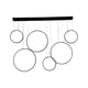 thumbnail image 3 of Lámpara Candil Colgante LED Bubbles Luxica Lighting Cromo, 3 of 5
