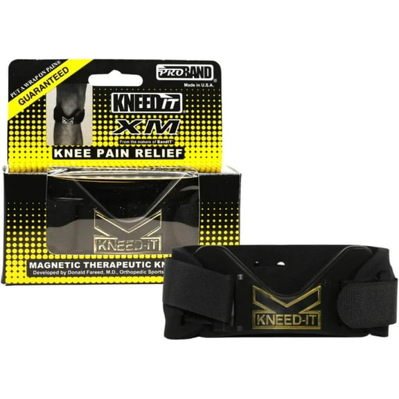 Proband KneedIT XM (Magnetic) Compression Band for Knee Pain Relief, Adjustable Strap for Runner’s and Jumper’s Knee, Arthritis & Tendinitis, Latex Free