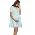 thumbnail image 3 of DPTALR Robe Maxi Décontractée de Maternité à Manches Courtes Évasées avec Fleurs pour Femmes Enceintes, 3 of 6
