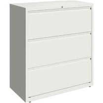 Lorell LLR00031 36 in. 4 Drawer Lateral File, White