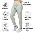 thumbnail image 3 of 4-Pack Womens Loose Fit Fleece Jogger Sweatpants (S-2XL), 3 of 4