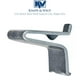 thumbnail image 4 of Knape & Vogt Knape and Vogt Clip de soporte para estante de pilastra de acero ajustable, zinc (paquete de 20), 4 of 5