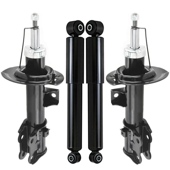Detroit Axle - Front Bare Struts Assembly Rear Shock Absorbers Replacement for 2014 2015 2016 Kia Forte Koup Forte5