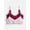 Rose Ditsy / Maroon, variant on Girls 2Pk Cotton Triangle Bralette, Sizes XS to XXL