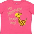 thumbnail image 4 of Inktastic My Meemaw Loves Me- Cute Giraffe Boys or Girls Toddler T-Shirt, 4 of 5
