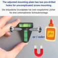 thumbnail image 5 of T Shape Magnetic Level, Small Portable Rv Level With Magnet, Pickup Truck Level, Caravan Level Ramp, Car Camping Accessories, 5 of 5