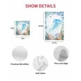thumbnail image 7 of Jellyfish Coastal Kitchen Dish Towels for Drying Dishes Set of 4, Summer Nautical Starfish Coral Ocean Waffle Weave Microfiber Hand Tea Bathroom Towels Quick Dry & Absorbent Towel 15.7x23.6, 7 of 7