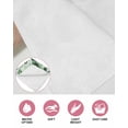 thumbnail image 6 of Green Blooms Floral Kitchen Dish Towels for Drying Dishes Set of 4, Farmhouse Spring Flowers Botanical Waffle Weave Microfiber Hand Tea Bathroom Towels Quick Dry & Absorbent Towel 15.7x23.6, 6 of 7