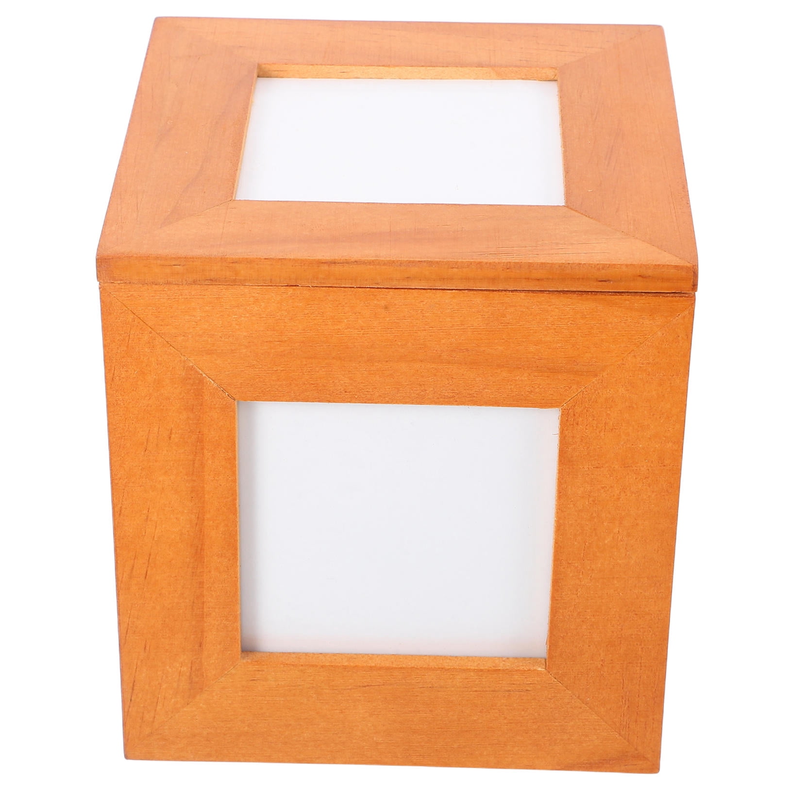 GOOHOCHY Photo Cube Photo Keepsake Box Picture Frame Photo Box for Centerpieces
