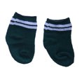 thumbnail image 2 of Par de Calcetines para Ropa de Muñeca Americana de 18 '' Rayas Negras Rojas Verde Sunnimix Dolls Stripes Socks, 2 of 4