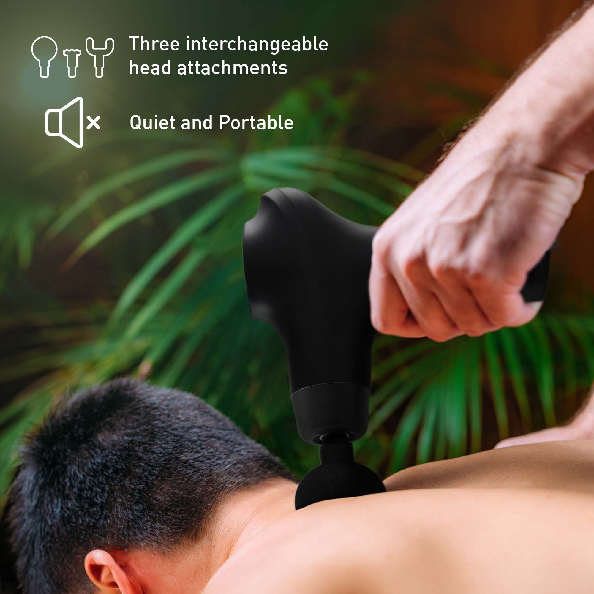 Head-to-Toe Relaxation Bundle: Massage Gun, Neck  Shoulder Stretcher, Foot Massager