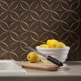 thumbnail image 4 of FASÄDE Rings Decorative Vinyl Backsplash 15 sq ft Kit in Argent Bronze, 4 of 8