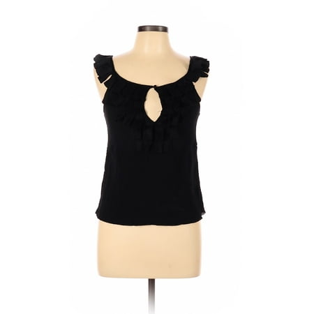 Pre-Owned Bebe Women's Size L Short Sleeve Silk Top