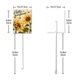 thumbnail image 2 of Eveokoki Hello Sunshine Summer Garden Yard Sign 7×8.8 Inch Aluminum Grass Lawn Sign With Stake for Outside Sunflower Seasonal Holiday Decorative Yard Decoration, 2 of 6