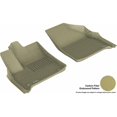 thumbnail image 1 of 3D Maxpider L1CH08611502 Kagu R1 Floor Mat for 2018-2019 Chevrolet Traverse, Tan, 1 of 1