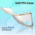 thumbnail image 4 of for iPhone 11 Case Slim Luxury Edge Plating Phone Case with Diamond Ring Holder for Women Girls,Soft TPU Shockproof Bumper Case for iPhone 11 6.1-inch,White, 4 of 12