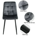 thumbnail image 3 of KATBOC Velvet Dining Chair Set of 4, Modern Upholstered Side Chair,Gray, 3 of 6