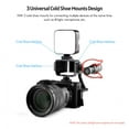 thumbnail image 3 of Selfie Mirror,Camera Mirror Mirrorless Flip Mirror With 3 Cold Mirror Screen Camera Flip Universal Camera Flip Led Compatible With Mirror Screen With Buzhi Z6 / Z7 A6500 / A72, 3 of 7