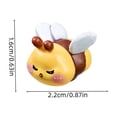 thumbnail image 3 of Garden Statue, Miniature Bee Figurine for Plant Pots, Weatherproof Resin Ornament for Outdoor Indoor Decor, 3 of 7