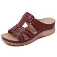 thumbnail image 1 of Ladies Orthopedic Shoes Open Toe Sandals Ladies Platform Slippers Summer Beach Rubber Soft Sole, 1 of 3