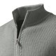 thumbnail image 2 of Ceisia Warm Stretchy Men's Slim Fit Stand-Collar Zip-Up Ribbed Knit Cardigan Gift, 2 of 5