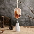 thumbnail image 4 of Aromatherapy Car Pendant - Tassel Wax Tablet with Immortal Flower Fragrance & Essential Oil Soybean Wax, 4 of 5
