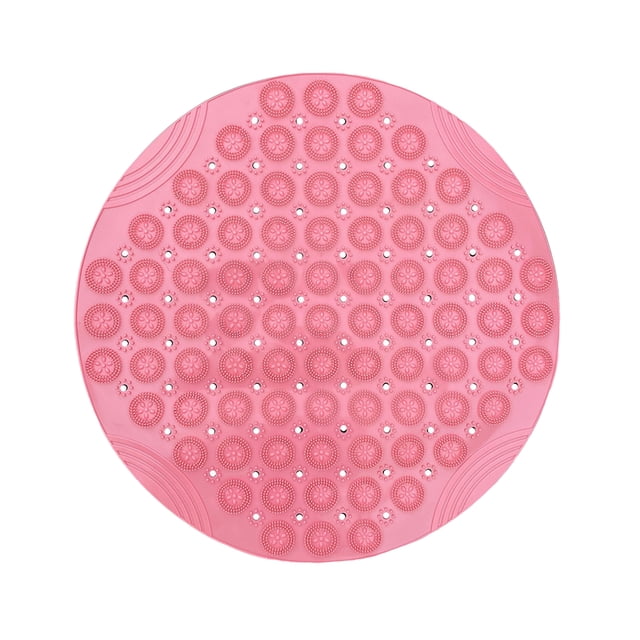 Kearding Alfombrilla de baño antideslizante combinada de seguridad y comodidad para alfombrilla de baño alfombrilla de baño antideslizante Juegos de accesorios de baño rosa 30 centimetros