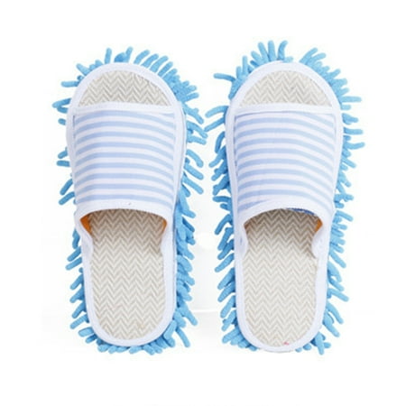 

1 Pair Multifunction Mop Slippers Shoes Fiber Dust Mop Shoes for Home Cleaning