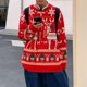 thumbnail image 4 of Suéter de estilo étnico de moda nacional de otoño e invierno, camisa de punto retro japonesa para hombre, camisa básica holgada para pareja, 4 of 6