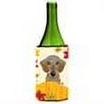 thumbnail image 2 of Caroline's Treasures BB2039LITERK Wirehaired Dachshund Thanksgiving Wine Bottle beverage Insulator Hugger , Wine Bottle,, 2 of 2