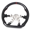thumbnail image 1 of Perforated Leather Grip Steering Wheel, Hand Stitched Hydro Dip Steering Wheel  for Vehicle, 1 of 7