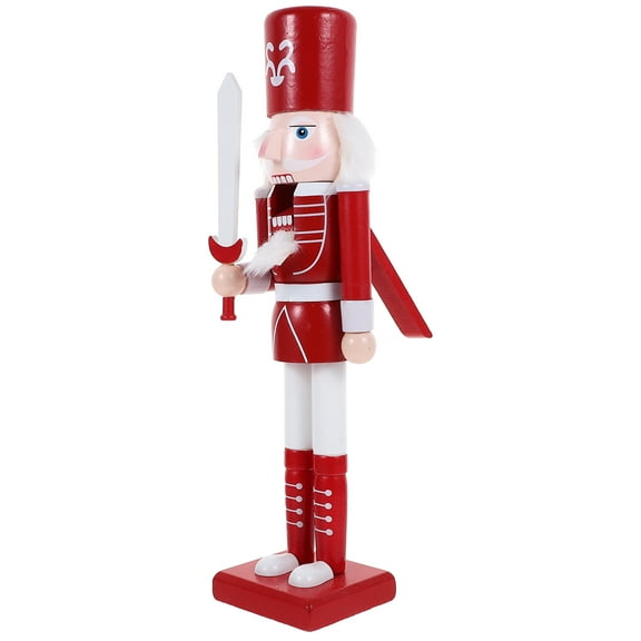 Gymnture christmas Traditional Wooden Nutcracker Statue for Xmas Party & Gifts