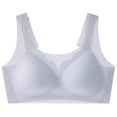 thumbnail image 2 of Antinious Women Wireless Bras Push Up Seamless Tank Adjustable Strap Solid Breathable, 2 of 5