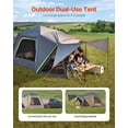 thumbnail image 2 of VEVOR SUV Camping Tent Outdoor SUV Tent with Awning Waterproof for 5-8 Person, 2 of 9