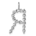 thumbnail image 3 of True Origin 14k White Gold 1/2 carat Lab Grown Diamond VS DEF Alphabet R Pendant, 3 of 4