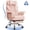 Pink, variant on CELTOSS Executive Office Chair 400LBS, High Back Computer Chair with Arms and Footrest, Ergonomic Desk Chair with Lumbar Support, 90–135° Reclining Office Chairs for Home Work, Black