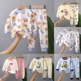 thumbnail image 5 of mgoYE Baby Clothes Fall Winter 3 6 12 18 Months 1T 2T 3T 4T 5T Girls Outfits Little Girls Clothes Long Sleeve Sweater and Pants 4 Piece Playwear Set Size 6-12 Months, 5 of 6