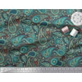 thumbnail image 3 of Soimoi Cotton Jersey Fabric Floral & Paisley Printed Craft Fabric by The Yard 58 Inch Wide, 3 of 3