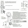 thumbnail image 5 of Boat LED Digital Tachometer Engine Hour Meter Marine Outboard RV RPM Meter Gauge, 5 of 6