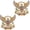 2pcs, variant on 250th Anniversary Brooch Pin - 1776-2026 Gold Lapel Pin, E Pluribus Unum Flag Badge, 4th of July Veterans Day for Patriotic Americans