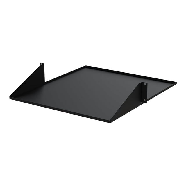 StarTech.com 2U 19 Pouces 2-Post Network Rack Cabinet Shelf, 20 Po Deep Center Mount Cantilever Tray Rackmount Shelf for AV/Data Equipment Enclosure with Cage Nuts & Screws 75lb Weight Capacity 2U Rack Fixe (CABSHF2POST2) - Étagère de Rack - 2 Poteaux - central - Noir - 2U - 19 Pouces - pour P/N : 2POSTRACK42