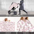 thumbnail image 6 of Car Seat Cover Baby - Cute French Bulldog Donut Breathable Infant Car Seat Cover for Baby Carseat, Lightweight Comfort Baby Essentials Must Haves Newborn Stuff for Girl Boy, 6 of 7