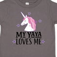 thumbnail image 4 of Inktastic My Yaya Loves Me Unicorn Girls Toddler T-Shirt, 4 of 5