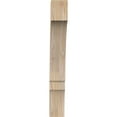 thumbnail image 2 of Ekena Millwork 3 1/2"W x 14"D x 26"H Balboa Smooth Knee Brace, Douglas Fir, 2 of 13