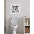 thumbnail image 3 of Marmont Hill Smile and Breathe Framed Wall Art, 18" x 18", 3 of 6