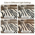 thumbnail image 7 of ODIKA Zebra Print Bold Diagonal Minimalist Wallpaper Blanket Tiger Pet Friendly & Kids Safe Play for Playroom, Bedroom, Reading Nook, 7 of 7