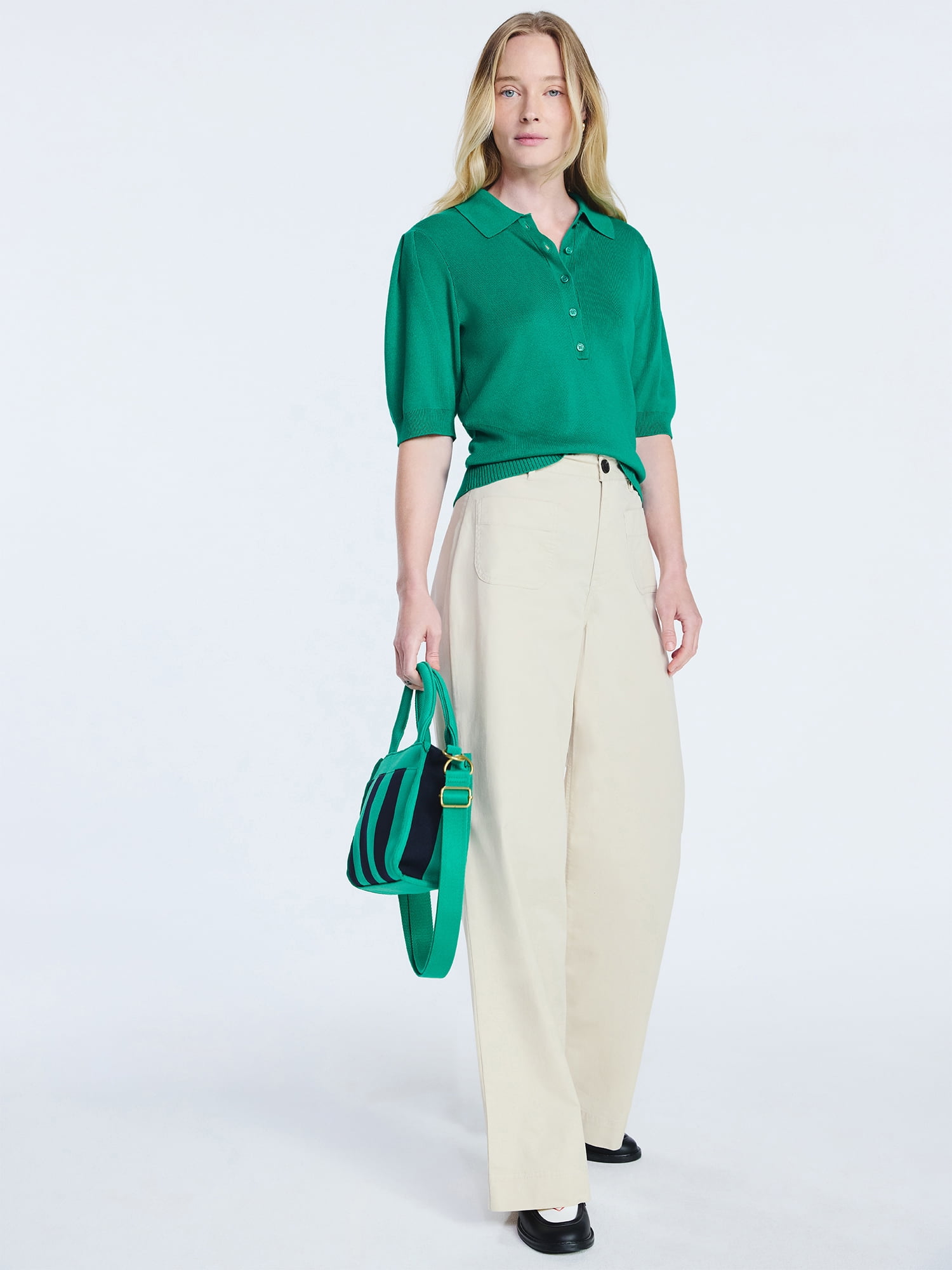 Free Assembly Women's and Women's Plus Patch Pocket Wide Leg Pants, 30”, 32” and 34” Inseam, Sizes XS-4X