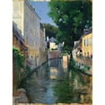 thumbnail image 3 of Aureliano de Beruete 15x18 Black Modern Framed Museum Art Print Titled - The River Isole (Quimperle) (1901), 3 of 5