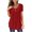 Red shirts for women, variant on up to 60% off Gifts Usmixi Shirts for Women Casual Button up Pleated Swing Henley Shirts Tunic Tops Summer Trendy Solid Short Sleeve Round Neck Ladies Blouses Beige l
